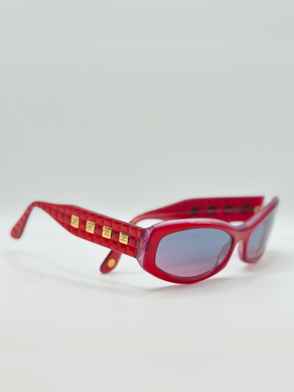 Chanel ‘Chocolate Bar’ 5029 Sunglasses ~ Gold Hardware